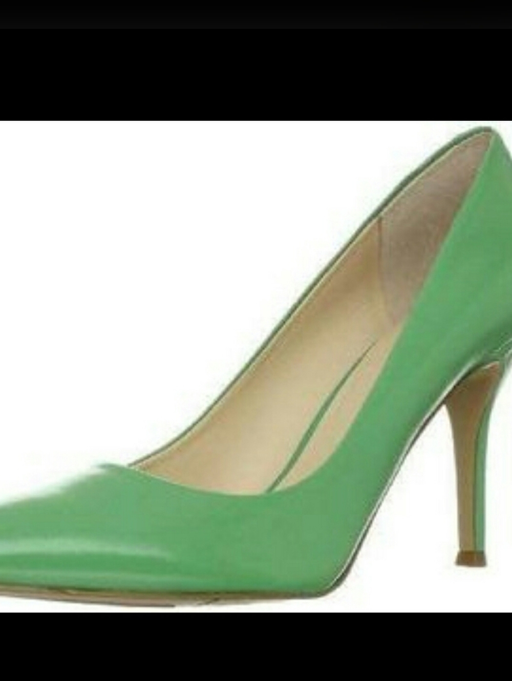 Nine West - (Size 9) Green Pointy Women's Heels Shoes - Picture 2 of 2